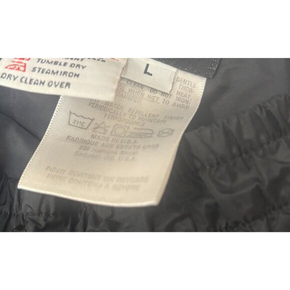 Vintage North Face Pants Mens Large 34X31 Black Nylon GTEX Ski Snow Windbreaker - Picture 14 of 14